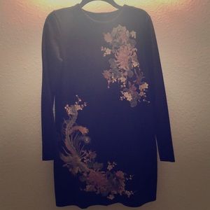Zara Black Dress S/M Chinese Design